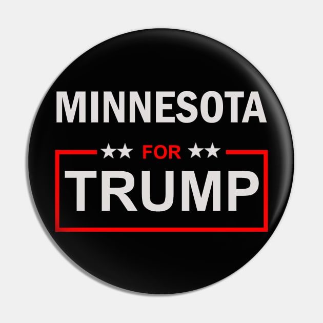 Minnesota for Trump Pin by ESDesign