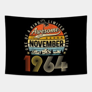 Awesome Since November 1964 Vintage 59th Birthday Tapestry