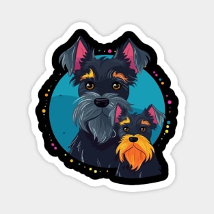 Miniature Schnauzer Fathers Day Magnet