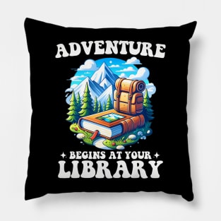 Summer Reading Program 2024 Adventure Begins At Your Library Pillow