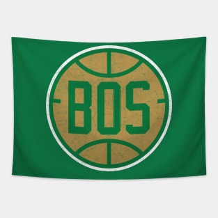 Boston Vintage Basketball Tapestry