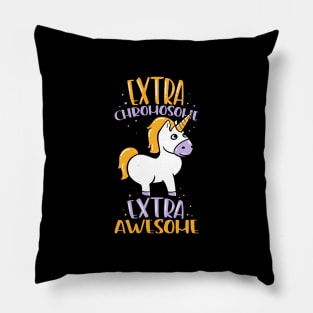 Down Syndrome Awareness Shirt DNA extra chromosome Pillow