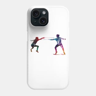 fencing sport art #fencing #sport Phone Case