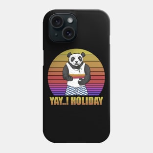 Panda Holiday Vintage Phone Case