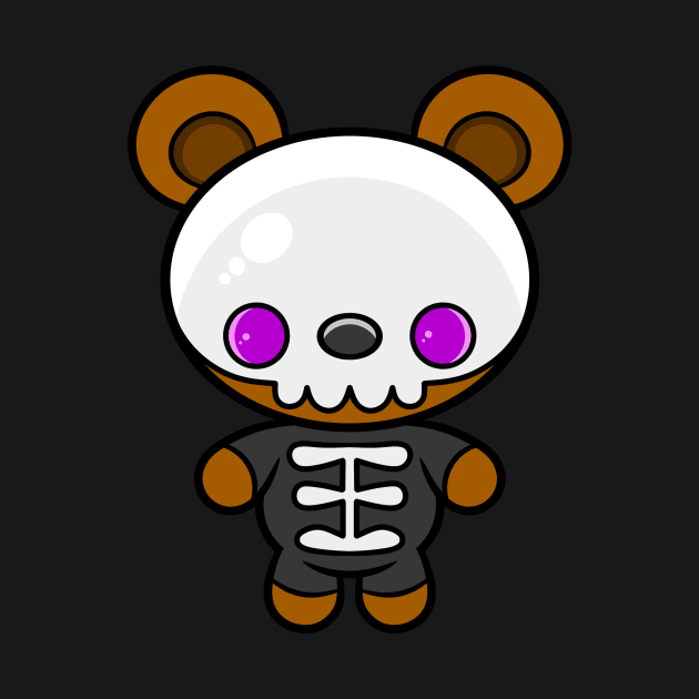 Skull Bear by RD Doodles