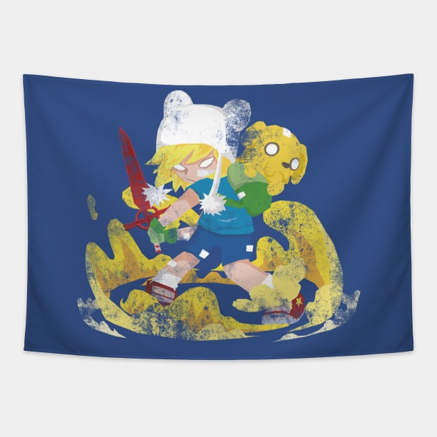 Adventure Time! Tapestry by Origami Studio