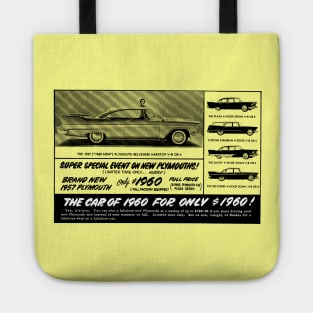 1960 PLYMOUTH BELVEDERE - advert Tote
