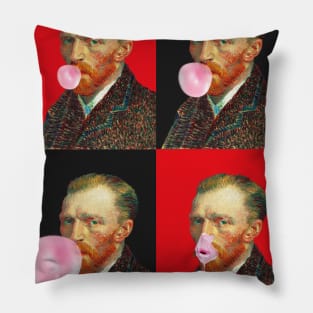 Vincent gum explosion Pillow