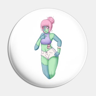 Zombie girl Pin