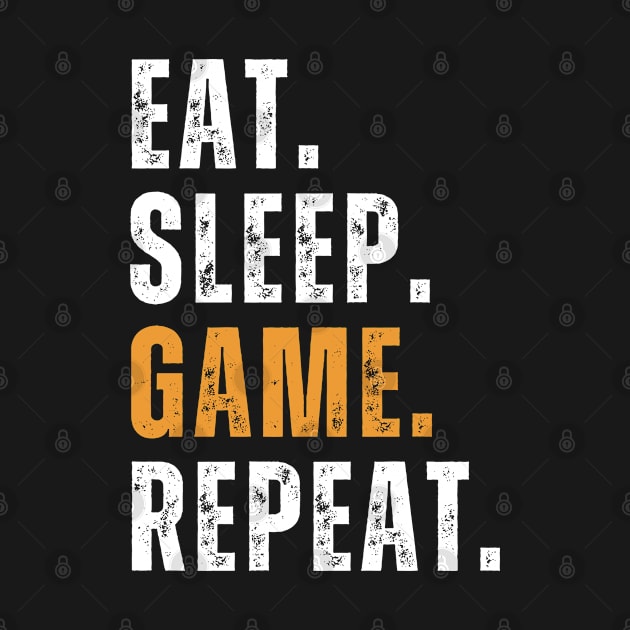 Eat Sleep Game Repeat by starryskin