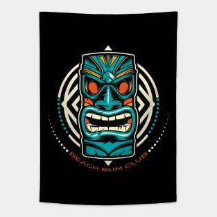 Beach Bum Club Tiki Tapestry