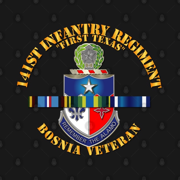 141st Infantry Regiment w Bosnia SVC Ribbons by twix123844