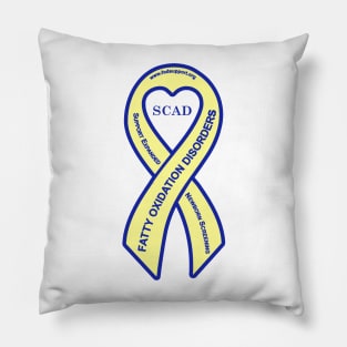 SCAD FOD Awareness Ribbon Pillow