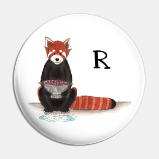 R is for Red Panda Pin