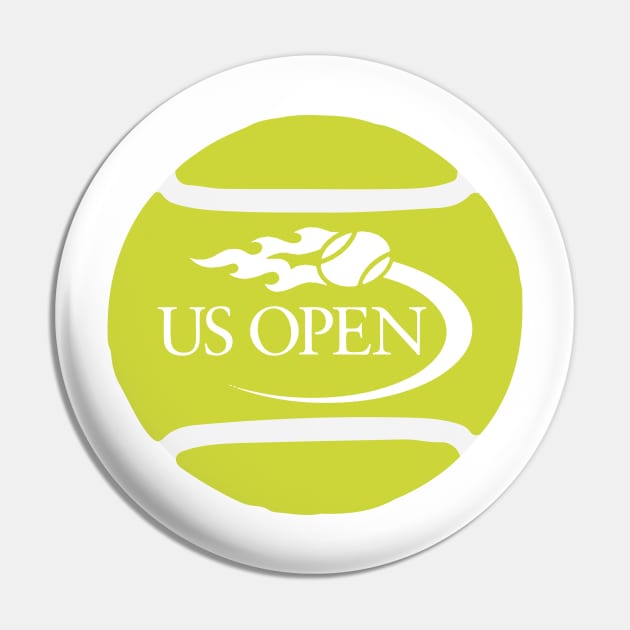 US Open Tennis Ball Pin by inkstyl