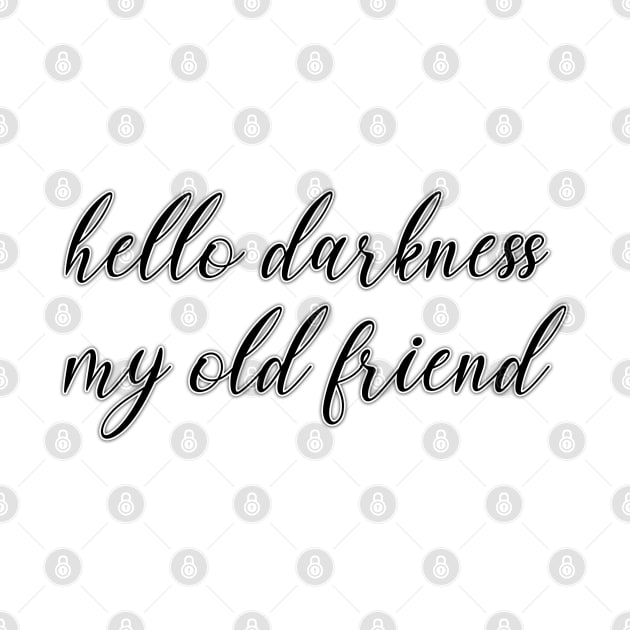 hello darkness my old friend by autieangie