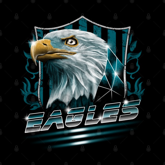 Fly Eagles Fly by Vincent Trinidad Art