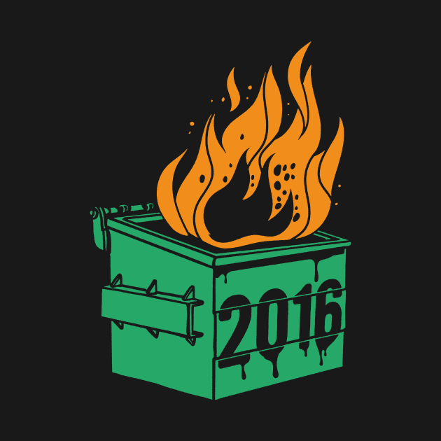 2016 Dumpster Fire by uncleodon