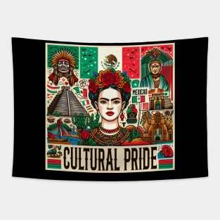 Cultural Pride , that celebrates Mexican heritage and history, Cinco de Mayo Tapestry