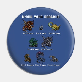 Final Fantasy: Know Your Dragons Pin