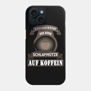 Schlafmütze Kaffee Lustig Geschenk Spruch Montag Phone Case