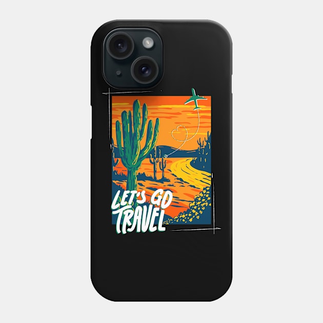 Love travel Your Life is the best Adventure Explore the world travel lover summer Phone Case by BoogieCreates