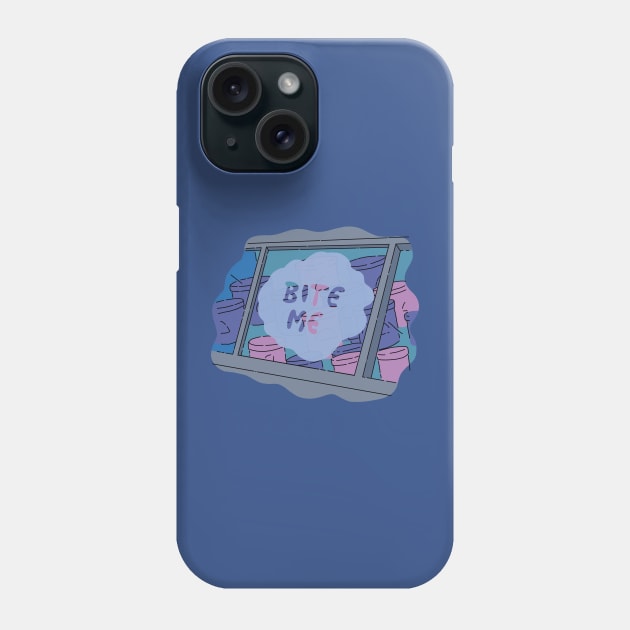 Bite me Phone Case by TeeAguss