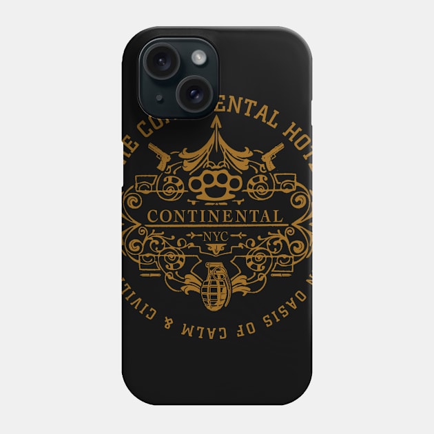 Continental Hotel Phone Case by RedBug01