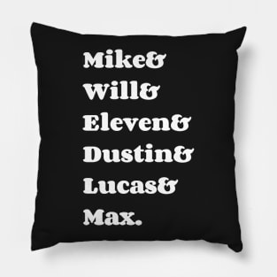 The Party (White Text) Pillow