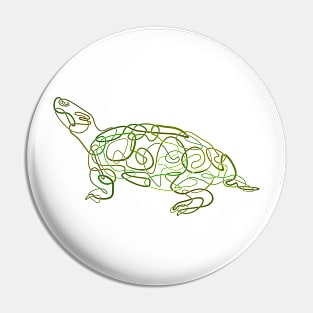 Knotted Turtle Pin