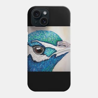 Peacock pastel art Phone Case