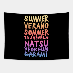 Summer Multi-Language Tapestry