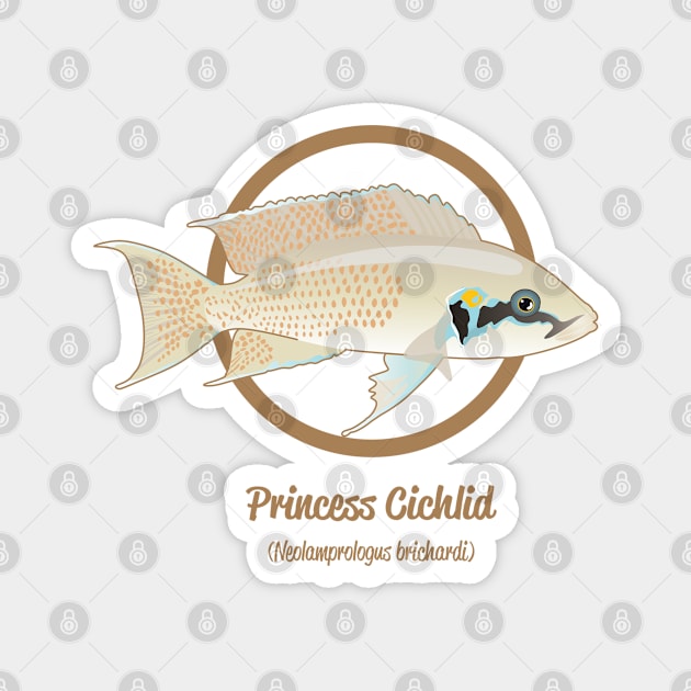 Princess Cichlid Magnet by Reefhorse