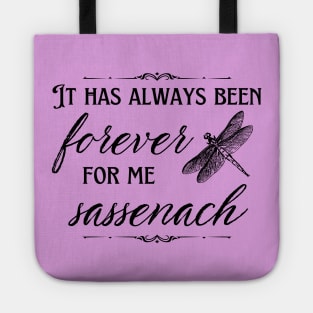 Forever For Me Sassenach Scottish Dragonfly Tote