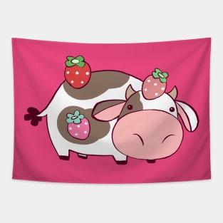 Strawberry Cow Tapestry