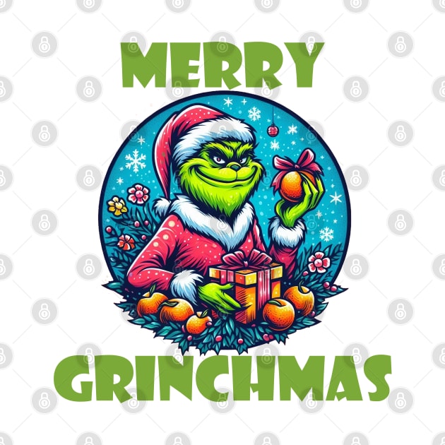 Christmas Grinch by BukovskyART