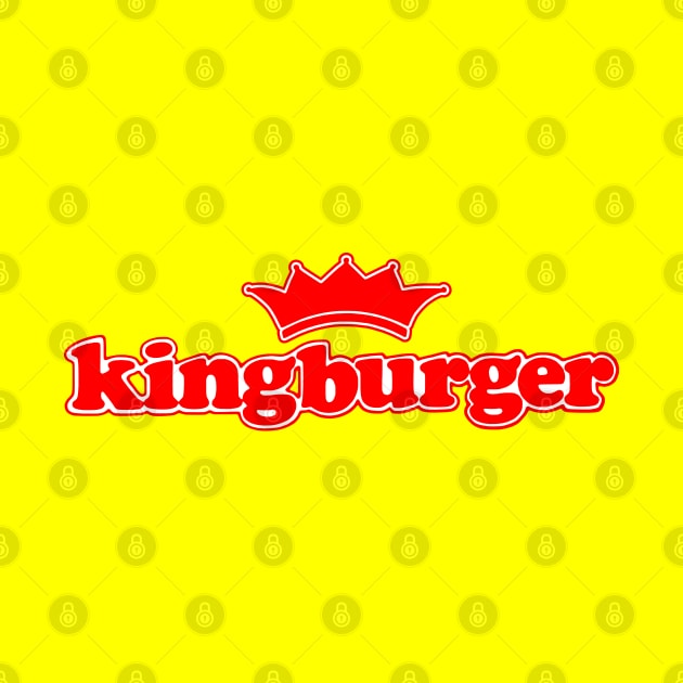 Kingburger (Red Text) by Alan Hogan