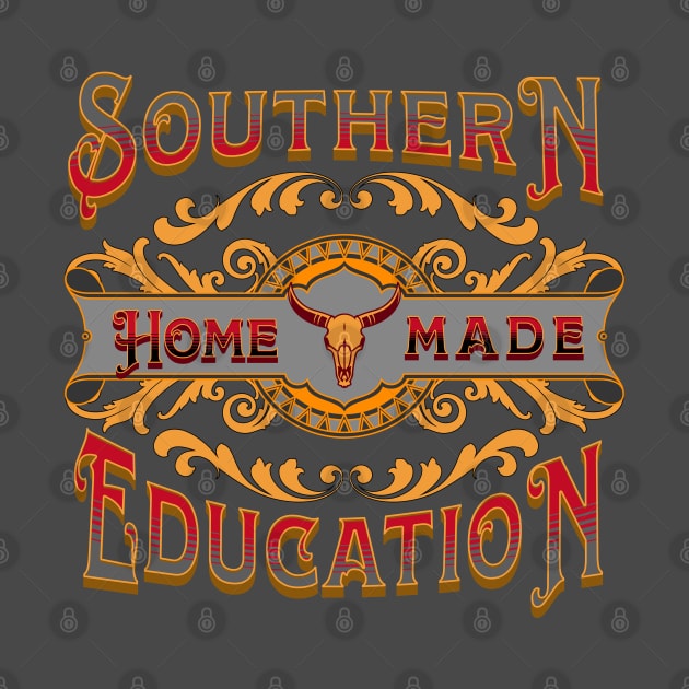 Southern Homemade Education Vintage Label by BeeDesignzzz