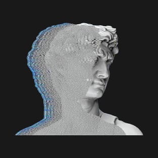 ∆∆∆ Aesthetic Statue Of David Glitch Design ∆∆∆ T-Shirt