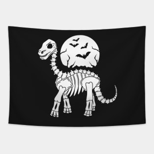 Dinosaur skeleton Halloween Tapestry