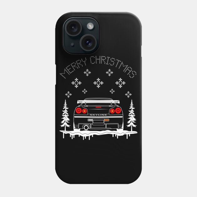 Skyline GT-R Christmas Phone Case by HSDESIGNS