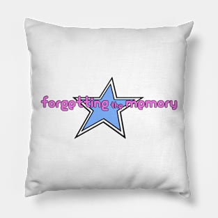 Forgetting The Memory - blue star Pillow
