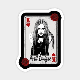 Vintage Card Avril Lavigne Magnet