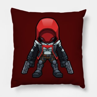 Chibi Red Superhero Pillow