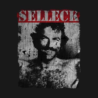 TEXTURE ART - Tom Selleck 80s T-Shirt