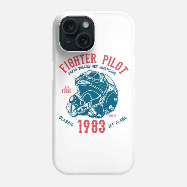Fighter Pilot Phone Case by PaunLiviu