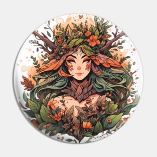 Forest Goddess Pin