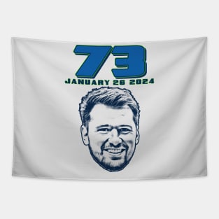 Luka Doncic 73 Points Tapestry