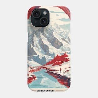 Eisriesenwelt Cave Austria Vintage Travel Retro Tourism Phone Case