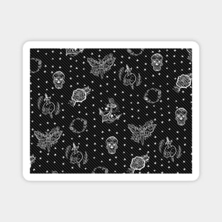 Flash Tattoo Punk Pattern Design Magnet